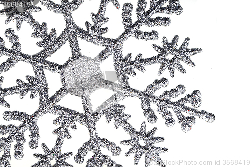 Image of snowflake isolated