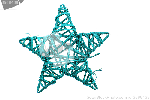 Image of snowflake isolated