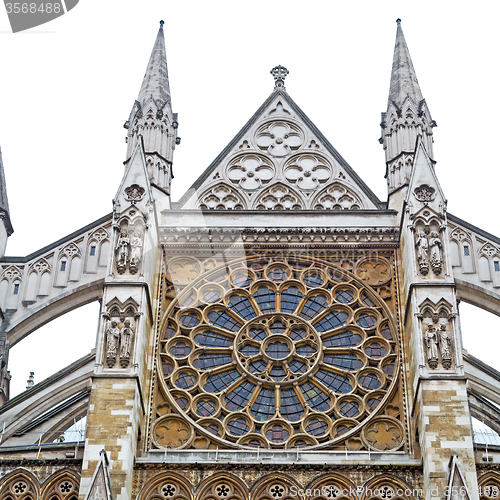 Image of   westminster  cathedral in london england old  construction and