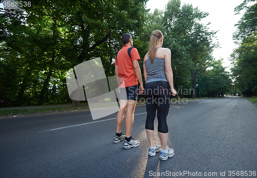 Image of couple jogging