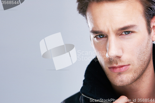 Image of handsome young man portrait
