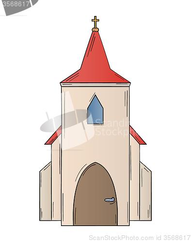 Image of sketch of the church