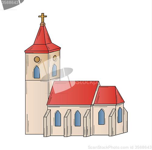 Image of sketch of the church