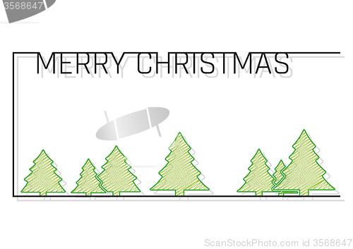 Image of merry christmas card