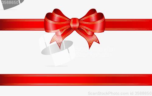 Image of red ribbon and bow