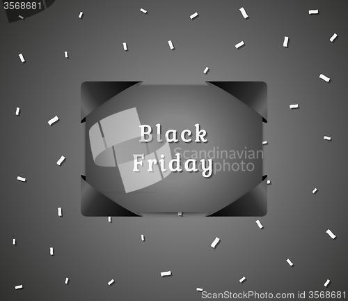 Image of black friday abstract present