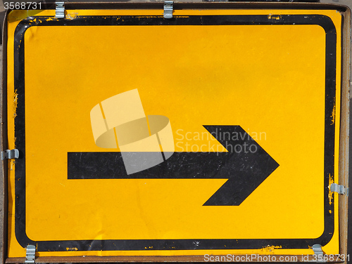 Image of Direction arrow sign