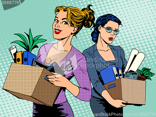 Image of Competition work dismissal businesswoman vacancy