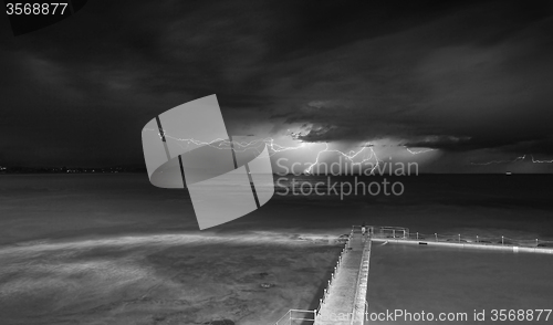 Image of Collaroy storms and lightning