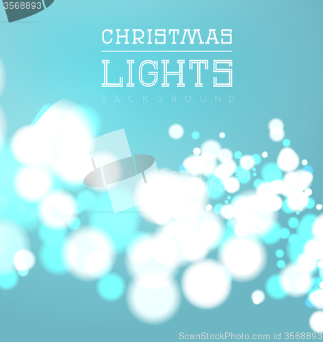 Image of Christmas bokeh light. 