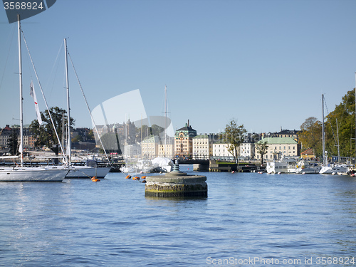 Image of Stockholm harbor