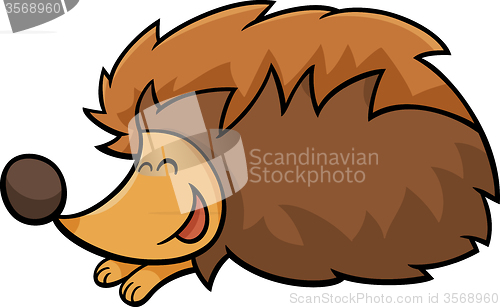 Image of hedgehog animal cartoon illustration