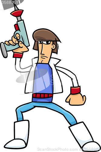 Image of science fiction character cartoon