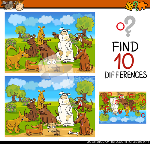 Image of find differences educational task