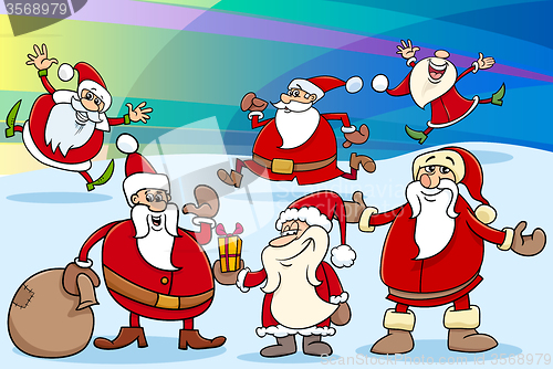 Image of christmas cartoon illustration