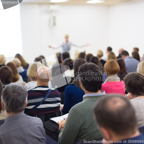 Image of Audience in the lecture hall.