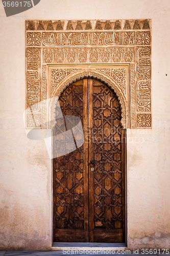 Image of Arabian Door in Alhambra