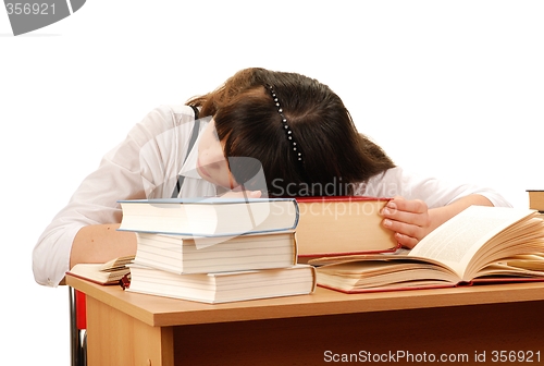 Image of Tired Girl