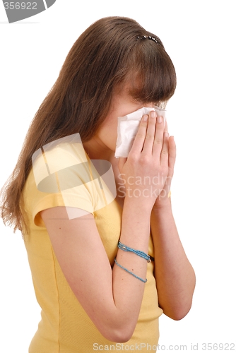 Image of Girl with Handkerchief