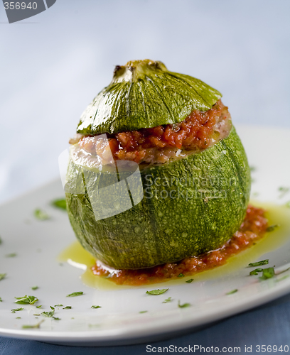 Image of stuffed zucchini