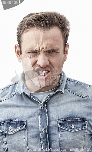 Image of Angry Man - Portrait