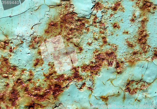 Image of Rust and paint texture