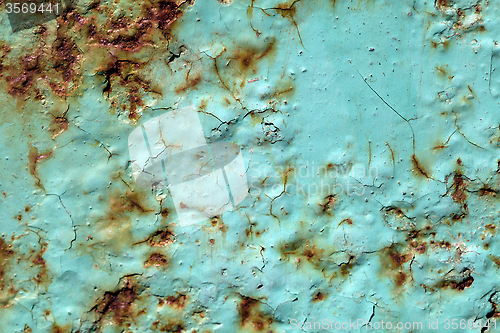 Image of Rust and paint texture