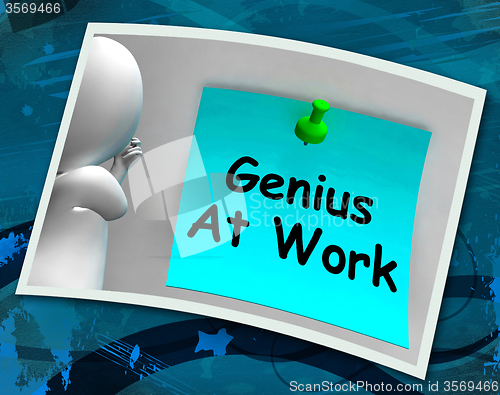 Image of Genius At Work Means Do Not Disturb Me