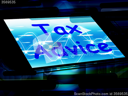Image of Tax Advice On Phone Shows Tax Help Online