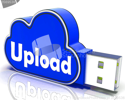 Image of Upload Memory Shows Uploading Files To Cloud