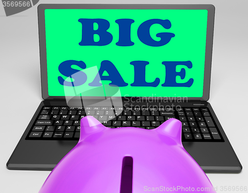 Image of Big Sale Laptop Means Online Specials And Clearance