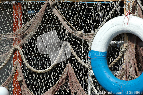 Image of Net and lifebuoy