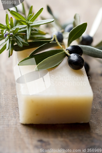 Image of rosemary and olive soap