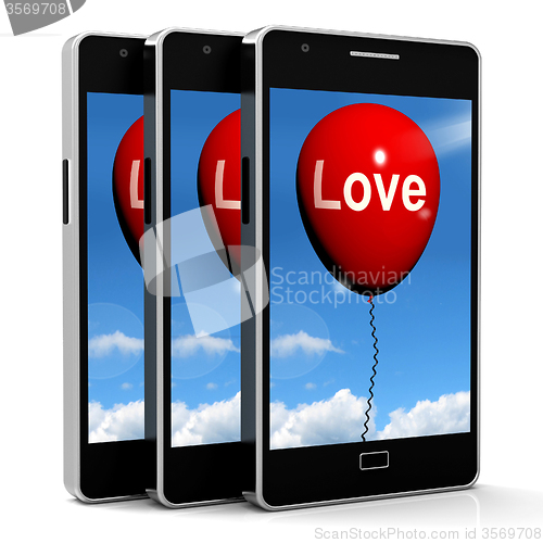 Image of Love Balloon Shows Fondness and Affectionate Feelings