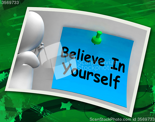 Image of Believe In Yourself Photo Shows Self Belief