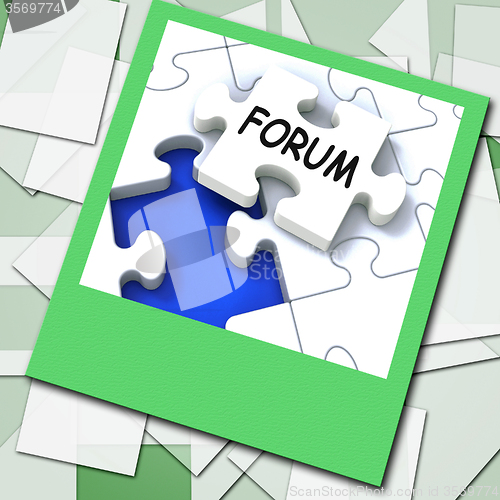 Image of Forum Photo Means Online Networks And Chat