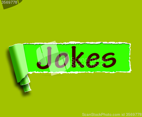 Image of Jokes Word Means Humour And Laughs On Web