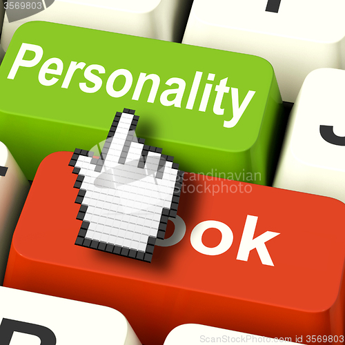 Image of Personality Looks Keys Shows Character Or Superficial Online