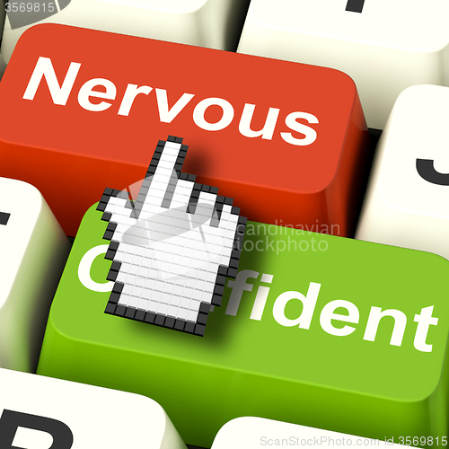 Image of Nervous Anxious Keys Shows Nerves Or Afraid Online