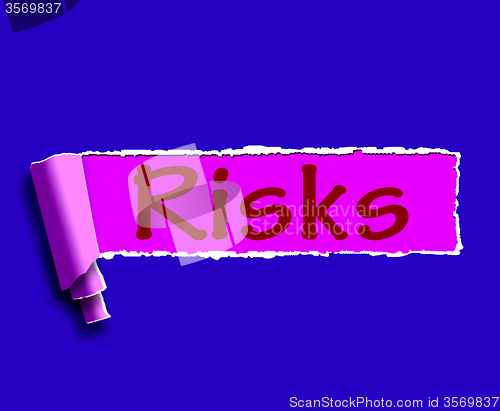 Image of Risks Word Means Investing Online Profit And Loss