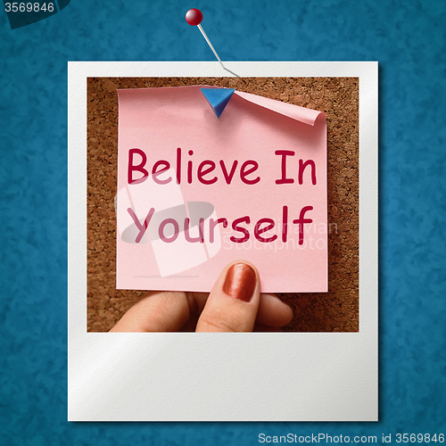 Image of Believe In Yourself Photo Shows Self Belief