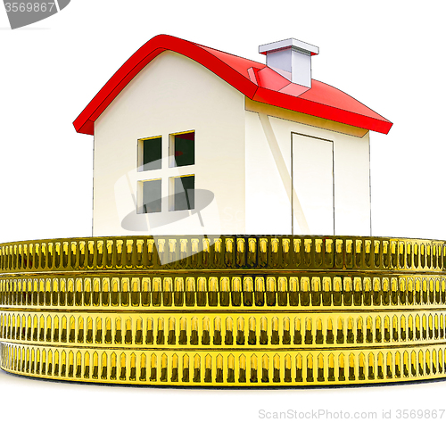 Image of House Money Shows Buying Or Selling Real Estate