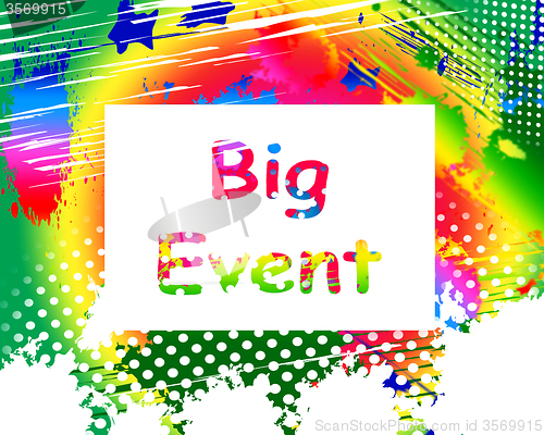 Image of Big Event On Screen Shows Celebration Occasion Festival And Perf
