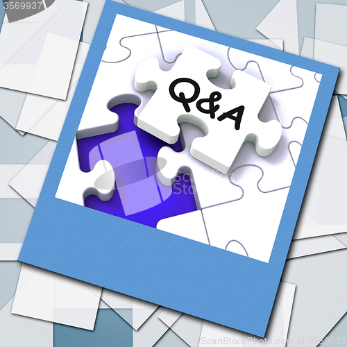 Image of Q&A Photo Shows  Questions Answers And Assistance