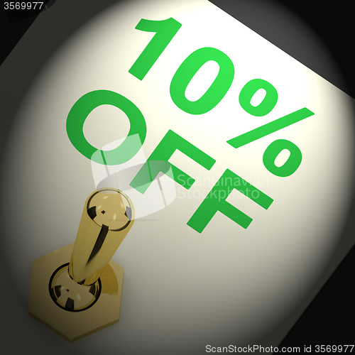 Image of Switch Shows Sale Discount Of Ten Percent Off