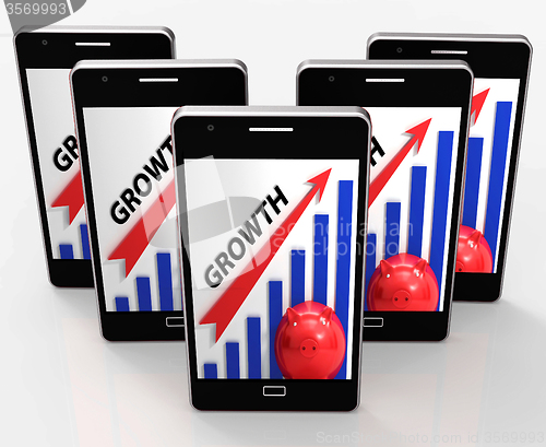 Image of Growth Graph Means Financial Increase Or Gain