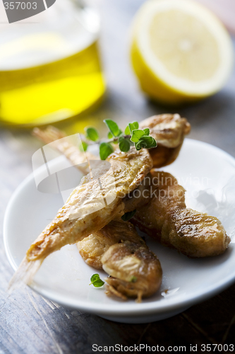 Image of small fried fish