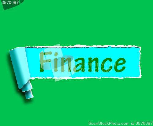 Image of Finance Word Shows Online Lending And Financing