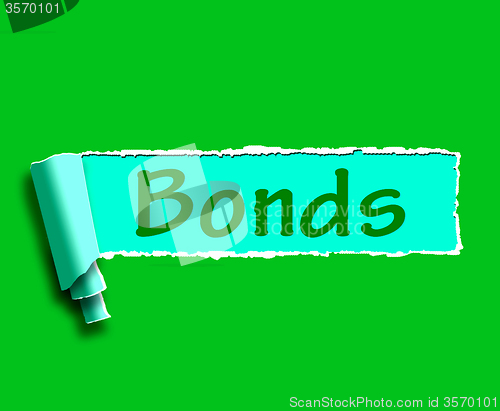 Image of Bonds Word Means Online Business Connections And Networking