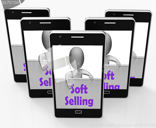 Image of Soft Selling Phone Shows Friendly Sales Technique